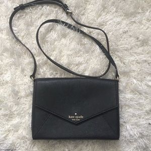 Kate Spade Cedar Street Monday Black Crossbody Lrg